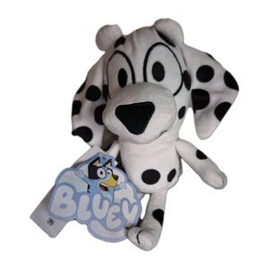 Bluey Friends Plush Chloe Dalmatian Black White Polka Dot 7" New with Tag